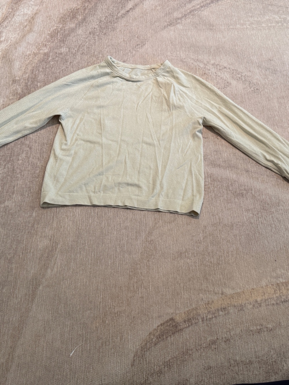 Athleta Long Sleeve Tee in Light Sage Green